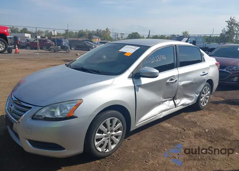 2015 Nissan Sentra Fe+ S/S/Sl/Sr/Sv z USA, uszkodzony, nr VIN 3N1AB7AP1FY250528